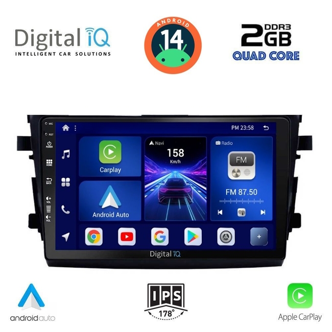 DIGITAL IQ BXC 3674_CPAA (9inc) MULTIMEDIA TABLET for SUZUKI CELERIO mod. 2015&gt;