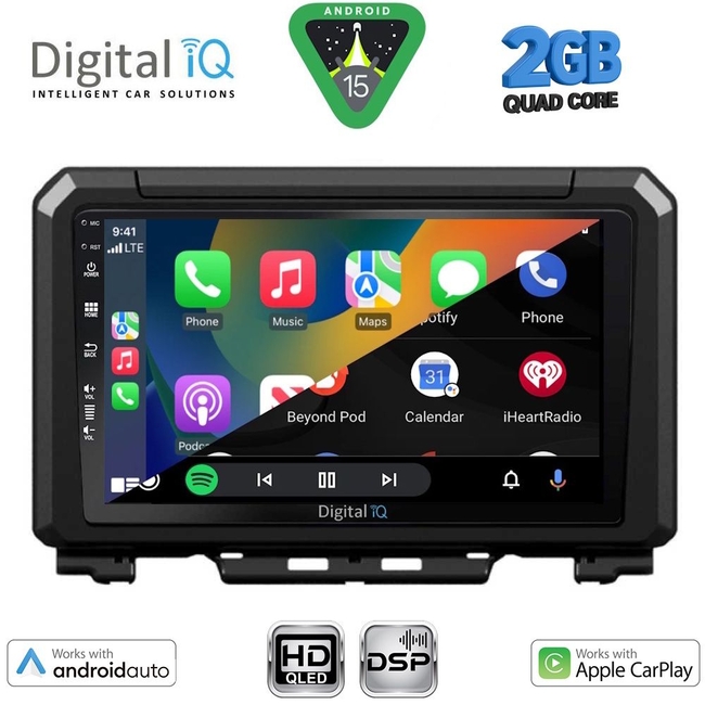 DIGITAL IQ BXC 3679_CPAA (9inc) MULTIMEDIA TABLET for SUZUKI JIMNY mod. 2017-2026