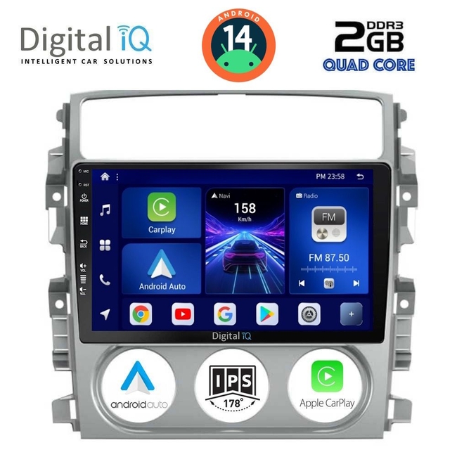 DIGITAL IQ BXC 3681_CPAA (9inc) MULTIMEDIA TABLET for SUZUKI LIANA mod. 2001-2007