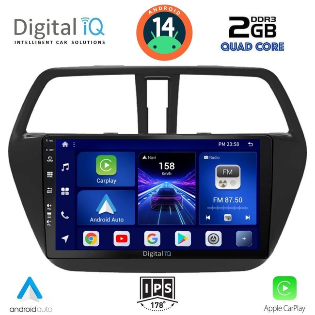 DIGITAL IQ BXC 3689_CPAA (9inc) MULTIMEDIA TABLET for SUZUKI Sx4 SCROSS mod. 2014&gt;