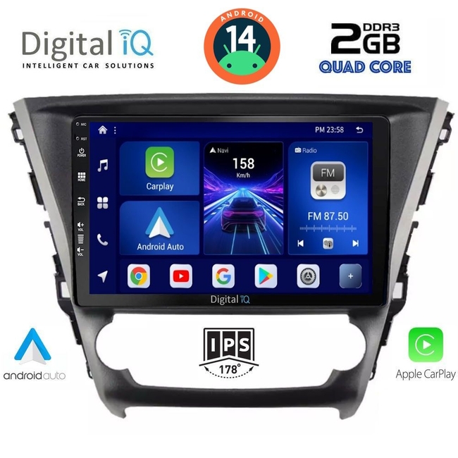 DIGITAL IQ BXC 3706_CPAA (10inc) MULTIMEDIA TABLET for TOYOTA AVENSIS mod. 2016>