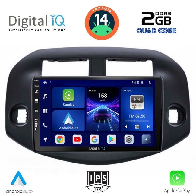 DIGITAL IQ BXC 3732_CPAA (10inc) MULTIMEDIA TABLET for  TOYOTA RAV 4 mod. 2006-2012