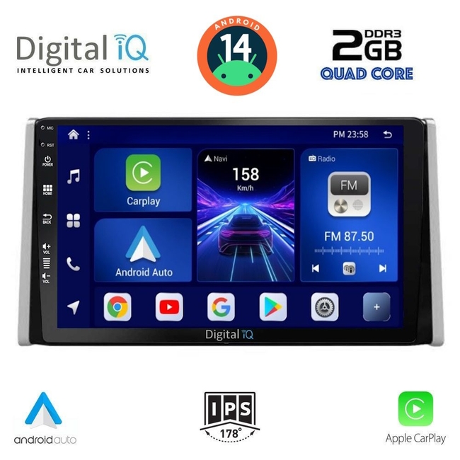 DIGITAL IQ BXC 3734_CPAA (10inc) MULTIMEDIA TABLET for TOYOTA RAV 4 mod. 2019&gt;