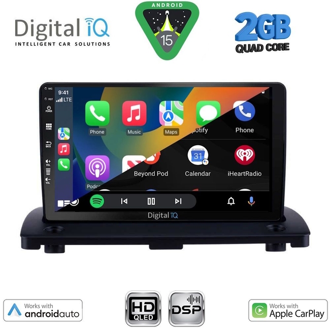 DIGITAL IQ BXC 3789_CPAA (9inc) MULTIMEDIA TABLET for VOLVO XC90 mod. 2002-2014