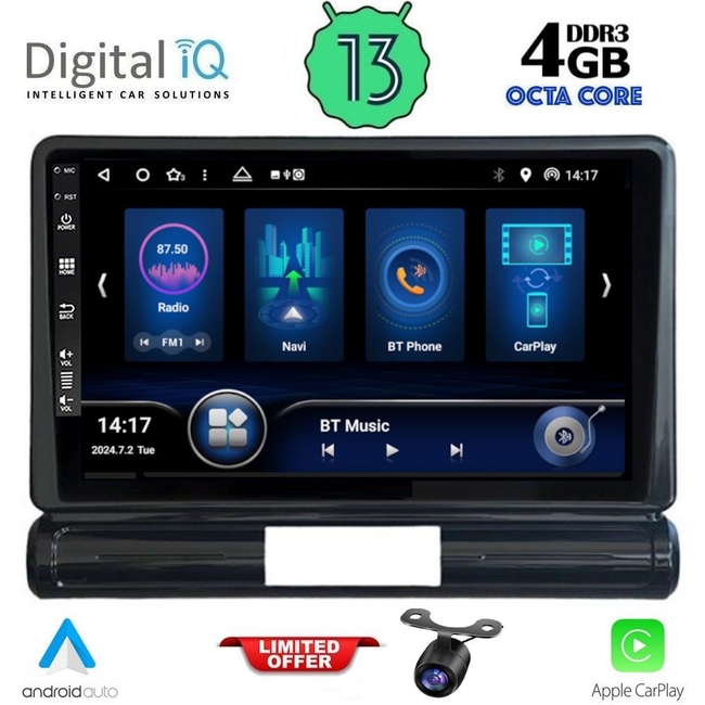 DIQ BXD 6093L_CPA (9inc) MULTIMEDIA TABLET for CITROEN C3 - DS3 mod. 2016> Low Version