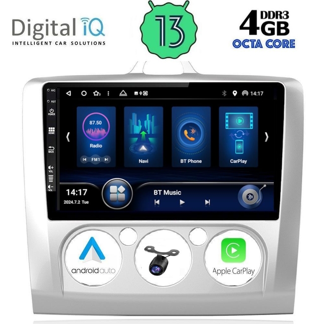 DIQ BXD 6156_CPA A/C (9inc) MULTIMEDIA TABLET for FORD FOCUS mod. 2005-2012