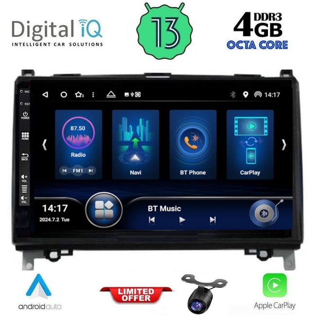 DIQ BXD 6400_CPA (9inc) MULTIMEDIA TABLET for MERCEDES A – B -SPRINTER – VITO mod. 2007>