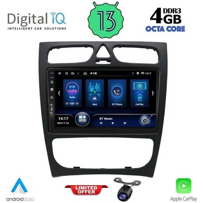 DIQ BXD 6402_CPA (9inc) MULTIMEDIA TABLET for MERCEDES C (W203) mod. 1999-2004