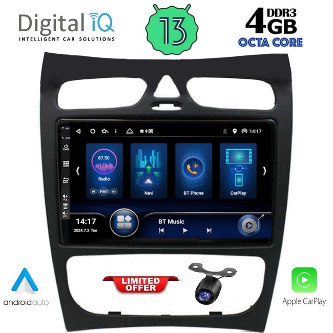 DIQ BXD 6406_CPA (9inc) MULTIMEDIA TABLET for MERCEDES CLK (W209) mod. 2000-2004