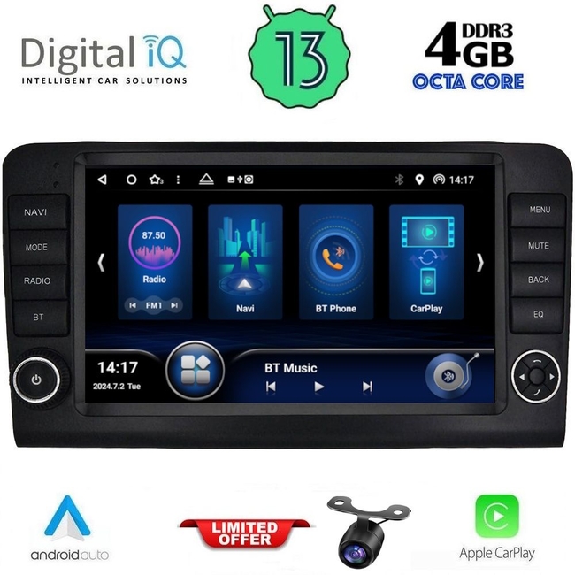 DIQ BXD 6416_CPA (9inc) MULTIMEDIA TABLET for MERCEDES ML (W164) – GL (X164) mod. 2005-2011