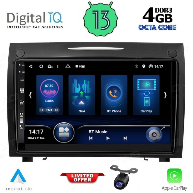 DIQ BXD 6419_CPA (9inc) MULTIMEDIA TABLET for MERCEDES SLK R171 mod. 2004-2010