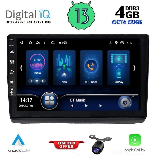 DIQ BXD 6558_CPA (10inc) MULTIMEDIA TABLET for OPEL VIVARO – RENAULT TRAFIC - NISSAN PRIMASTAR mod. 2004-2015
