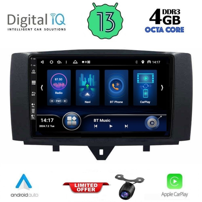 DIQ BXD 6622_CPA (9inc) MULTIMEDIA TABLET for SMART (451) mod. 2010-2015