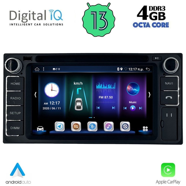 DIGITAL IQ BXD 663_CPA (7'' DECK) MULTIMEDIA for TOYOTA ALL (200mm)