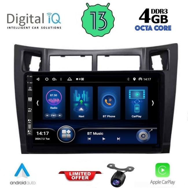 DIQ BXD 6736_CPA (9inc) MULTIMEDIA TABLET for TOYOTA YARIS mod. 2006-2011