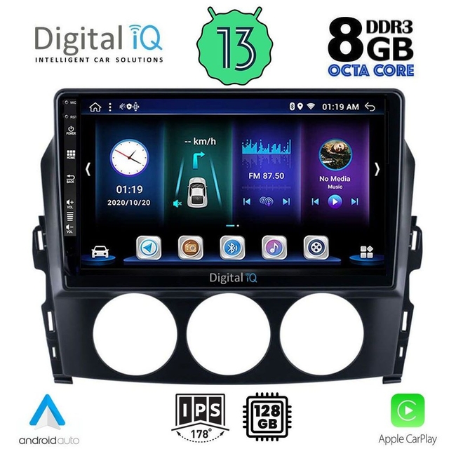 DIGITAL IQ BXD 8392_CPA (9inc) MULTIMEDIA TABLET for MAZDA MX5 mod. 2005-2015