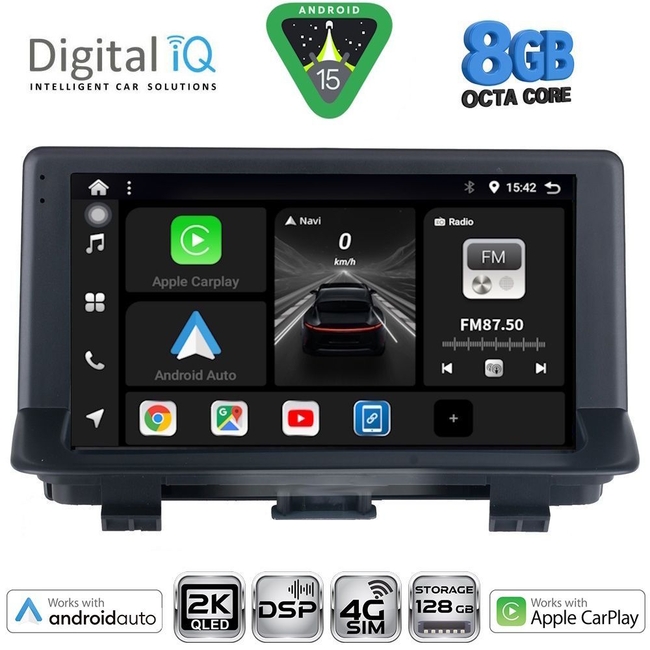 DIGITAL IQ BXF 11012_CPAA (9inc) MULTIMEDIA TABLET for AUDI Q3 mod. 2012-2018 (High Version)