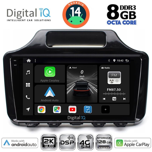 DIGITAL IQ BXF 11779_CPAA (9inc) MULTIMEDIA TABLET for TOYOTA IQ mod. 2008> with ORIG. NAVI