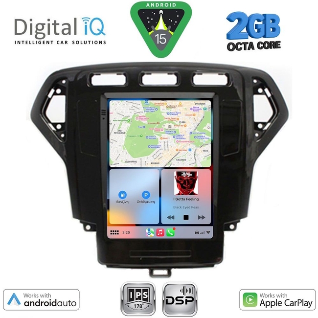 DIGITAL IQ BXF 5957_CPAA TESLA STYLE for FORD MONDEO mod. 2007-2010