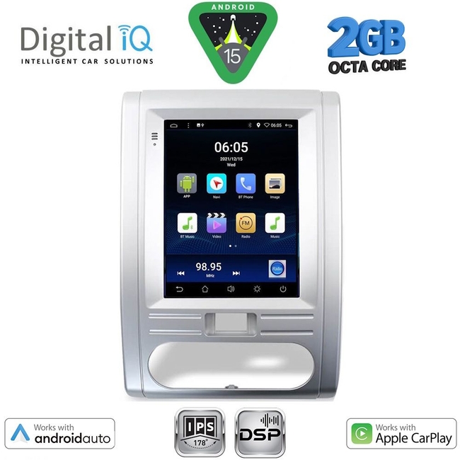DIGITAL IQ BXF 5967_CPAA TESLA STYLE for NISSAN XTRAIL mod. 2007-2014