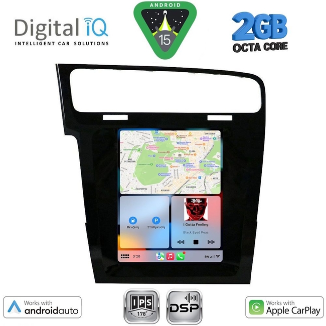 DIGITAL IQ BXF 5985_CPAA TESLA STYLE  for VW GOLF 7 mod. 2013>