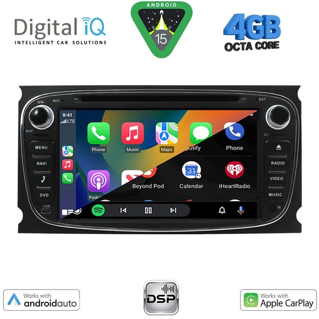 DIGITAL IQ BXF 603B_CPAA (7'' DECK) MULTIMEDIA SYSTEM for FORD mod. 2007-2011