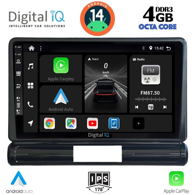 DIGITAL IQ BXF 6093M_CPAA (9inc) MULTIMEDIA TABLET for CITROEN C3 - DS3 mod. 2016> Med Version