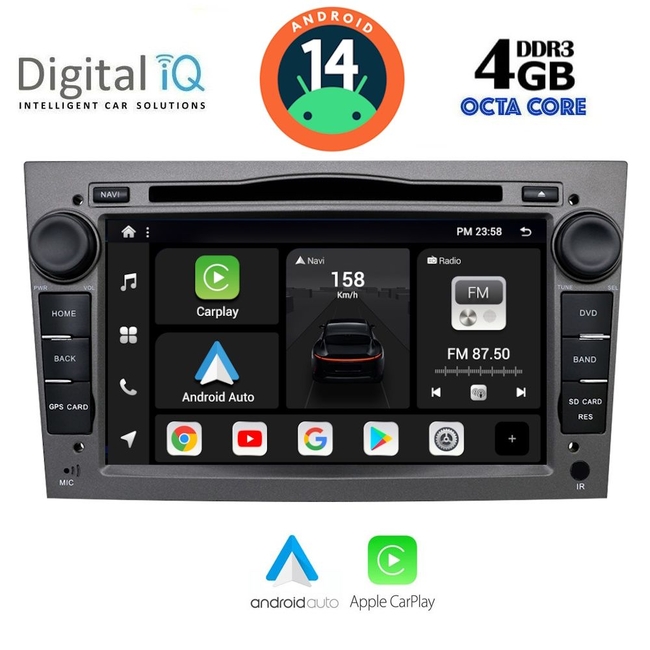 DIGITAL IQ BXF 619_CPAA (7" DVD) MULTIMEDIA SYSTEM for OPEL ALL mod. 2004-2012
