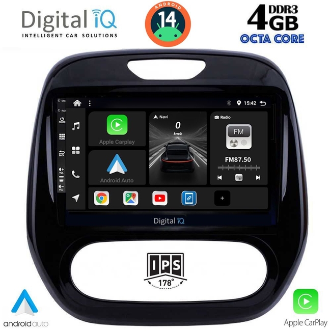DIGITAL IQ BXF 6542_CPAA (9inc) MULTIMEDIA TABLET for RENAULT CAPTUR mod. 2013-2019