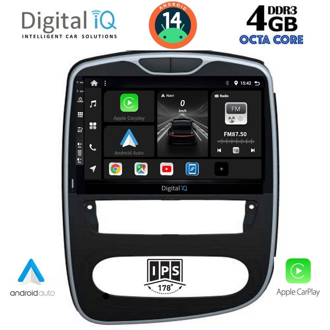 DIGITAL IQ BXF 6545_CPAA (10inc) MULTIMEDIA TABLET for RENAULT CLIO mod. 2016-2019