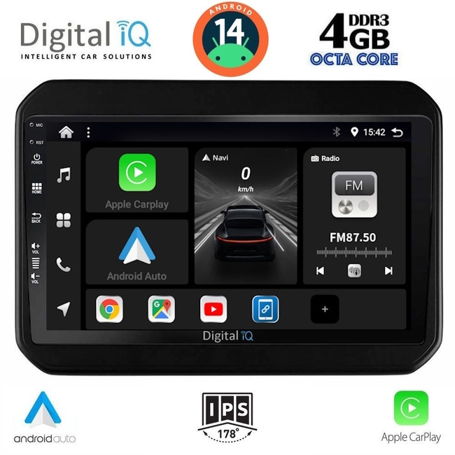 DIGITAL IQ BXF 6676_CPAA (9inc) MULTIMEDIA TABLET for SUZUKI IGNIS mod. 2016&gt;