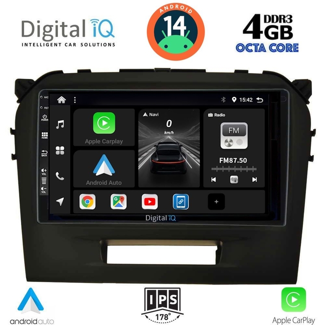 DIGITAL IQ BXF 6697_CPAA (9inc) MULTIMEDIA TABLET for SUZUKI VITARA mod. 2016-2022