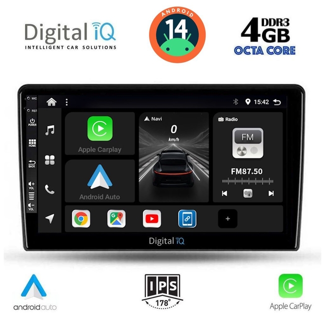 DIGITAL IQ BXF 6702_CPAA (9inc) MULTIMEDIA TABLET for TOYOTA AURIS mod. 2007-2012
