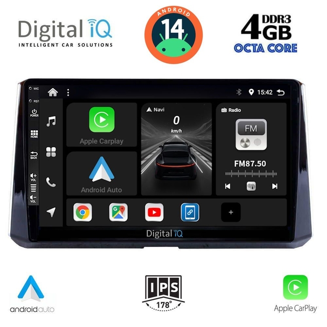 DIGITAL IQ BXF 6716_CPAA (10inc) MULTIMEDIA TABLET for TOYOTA COROLLA mod. 2019>