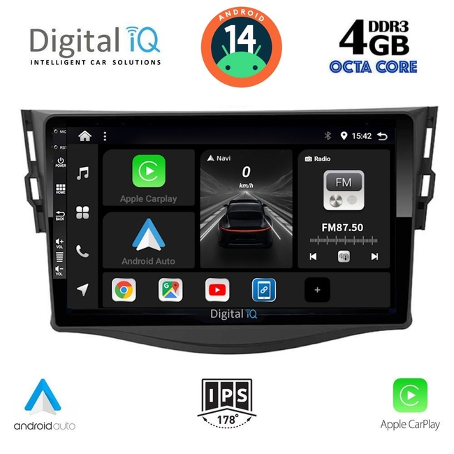 DIGITAL IQ BXF 6731_CPAA (9inc) MULTIMEDIA TABLET for TOYOTA RAV 4 mod. 2006-2012
