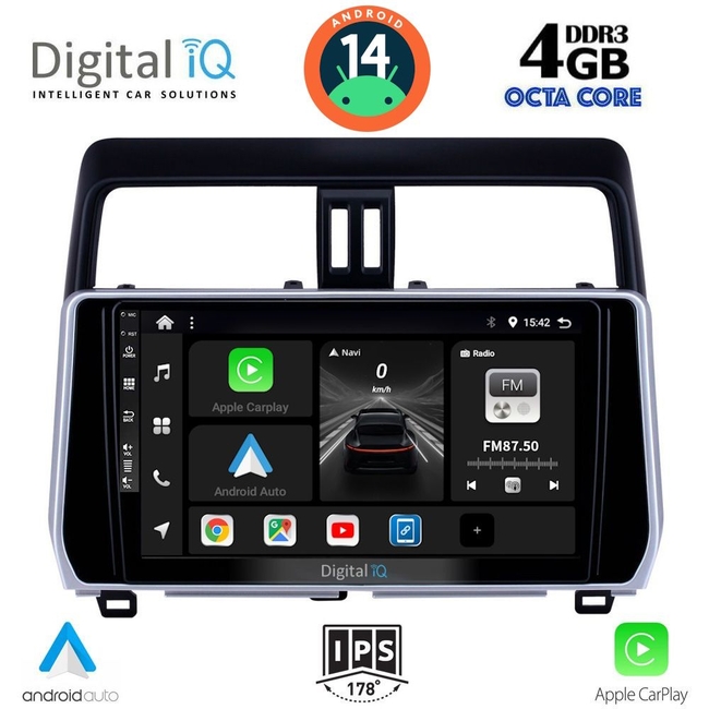 DIGITAL IQ BXF 6739_CPAA (10inc) MULTIMEDIA TABLET for TOYOTA LAND CRUISER mod. 2019&gt;