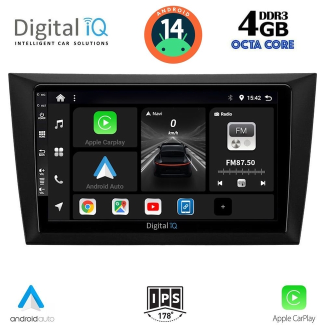 DIGITAL IQ BXF 6746_CPAA (9inc) MULTIMEDIA TABLET for GOLF 6 mod. 2009-2012
