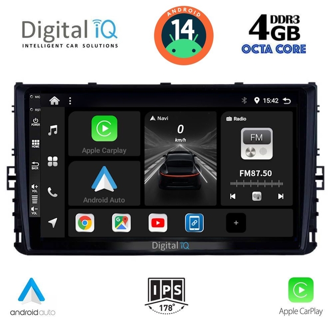 DIGITAL IQ BXF 6758_CPAA (9inc) MULTIMEDIA TABLET for VW POLO – TROC – TCROSS mod. 2017&gt;