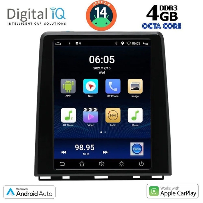 DIGITAL IQ BXF 6947_CPAA (LOW VERSION) TESLA STYLE for RENAULT CLIO 5 mod. 2019&gt;