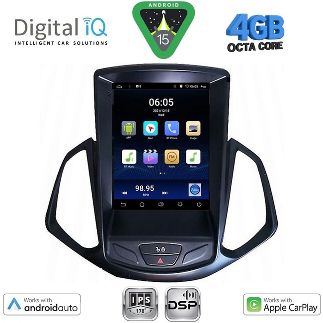 DIGITAL IQ BXF 6966_CPAA TESLA STYLE for FORD ECOSPORT mod. 2012-2018