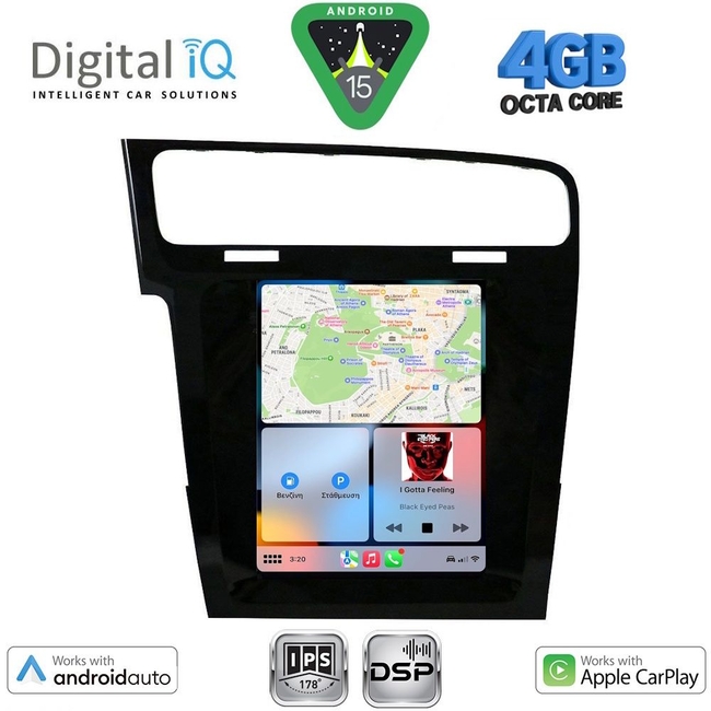 DIGITAL IQ BXF 6985_CPAA TESLA STYLE for VW GOLF 7 mod. 2013-2021