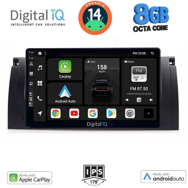 DIGITAL IQ BXF 7046_CPAA (8inc) MULTIMEDIA TABLET for BMW S.5 - X5 mod. 1997-2005