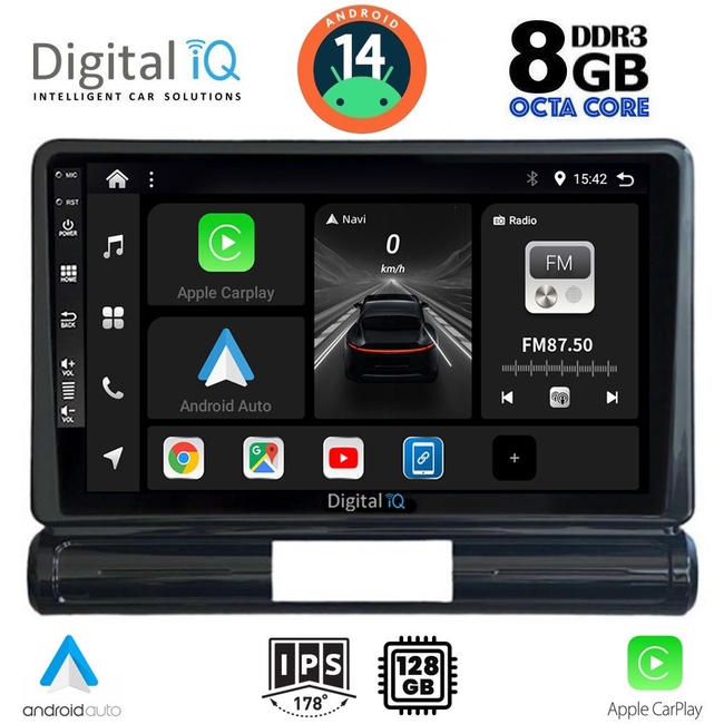 DIGITAL IQ BXF 7093M_CPAA (9inc) MULTIMEDIA TABLET for CITROEN C3 - DS3 mod. 2016> Med Version