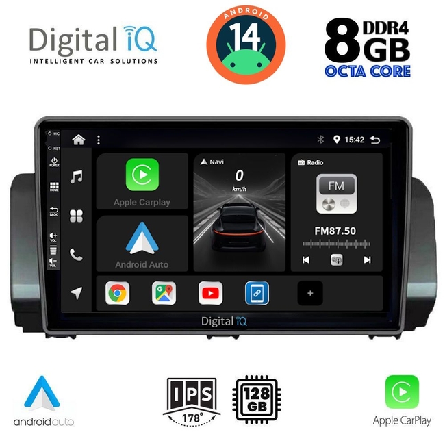 DIGITAL IQ BXF 7109_CPAA (9inc) MULTIMEDIA TABLET for DACIA LOGAN - SANDERO - JOGGER mod. 2020&gt;