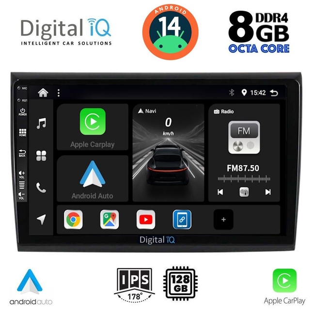 DIGITAL IQ BXF 7136_CPAA (9inc) MULTIMEDIA TABLET for FIAT BRAVO mod. 2007&gt;