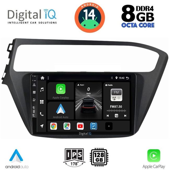 DIGITAL IQ BXF 7230_CPAA (9inc) MULTIMEDIA TABLET for HYUNDAI i20 mod. 2018-2021