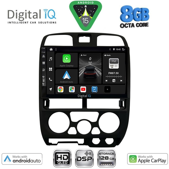 DIGITAL IQ BXF 7253BL_CPAA (9inc) MULTIMEDIA TABLET for ISUZU D-MAX mod. 2002-2008 (BLACK)