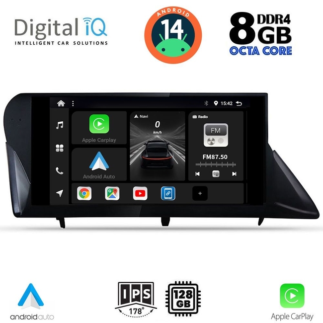DIGITAL IQ BXF 7346_CPAA (9inc) MULTIMEDIA TABLET for LEXUS RX mod. 2009-2014