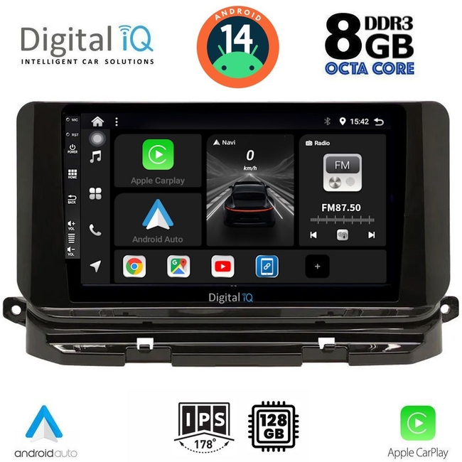 DIGITAL IQ BXF 7598_CPAA (10inc) MULTIMEDIA TABLET for SKODA OCTAVIA 8 mod. 2021&gt;
