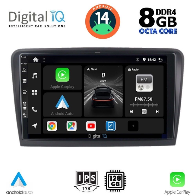 DIGITAL IQ BXF 7601_CPAA (9inc) MULTIMEDIA TABLET for SKODA RAPID  mod. 2012&gt;